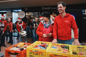 In actie voor de Voedselbank en de Voorraadkast! ❤️