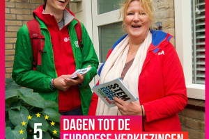 Nog 5 dagen tot de Europese verkiezingen! Samen campagne voeren met Kamerlid Mariëtte Patijn